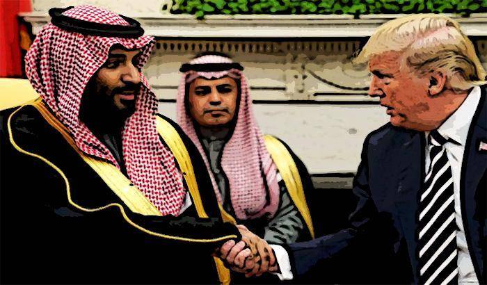 Alla Casa Bianca Bin Salman porta 400 miliardi, Trump la guerra in Yemen
