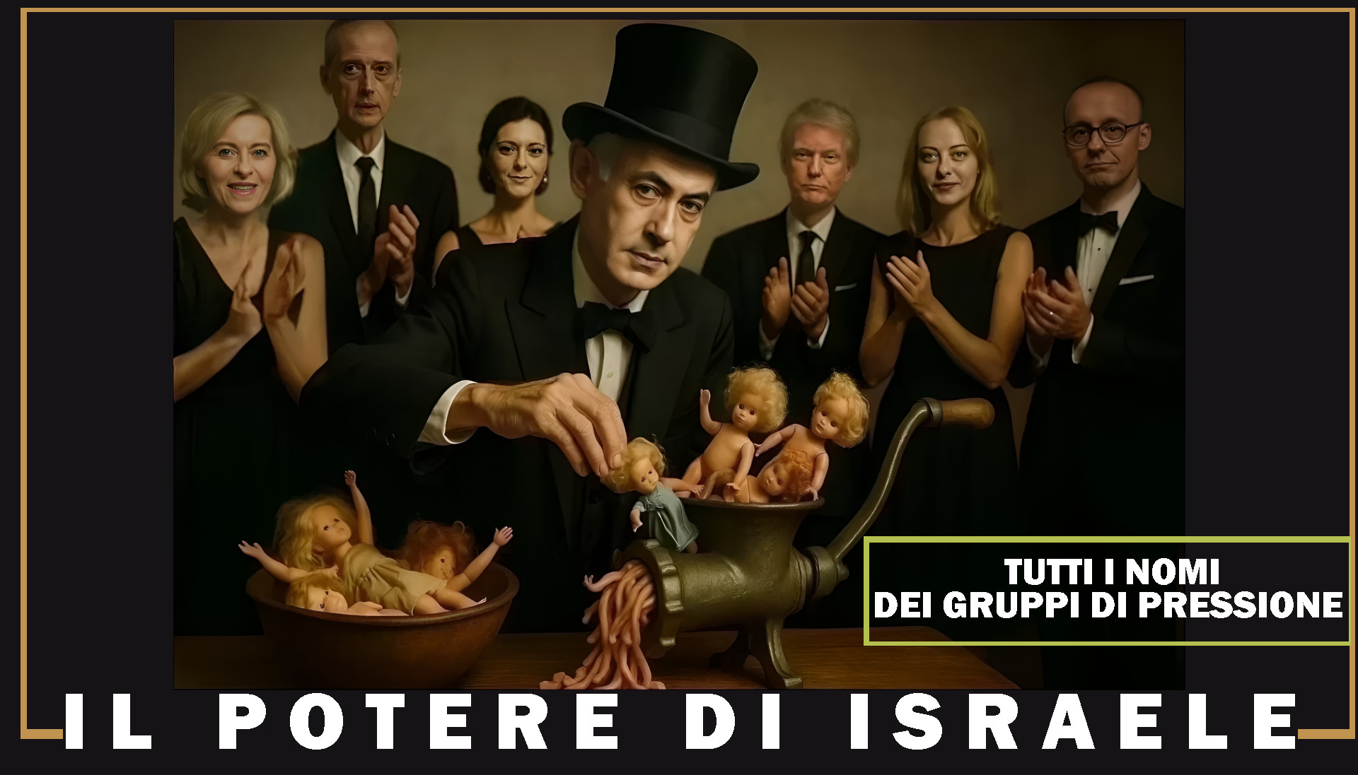Il potere di Israele – I nomi nei gruppi di pressione