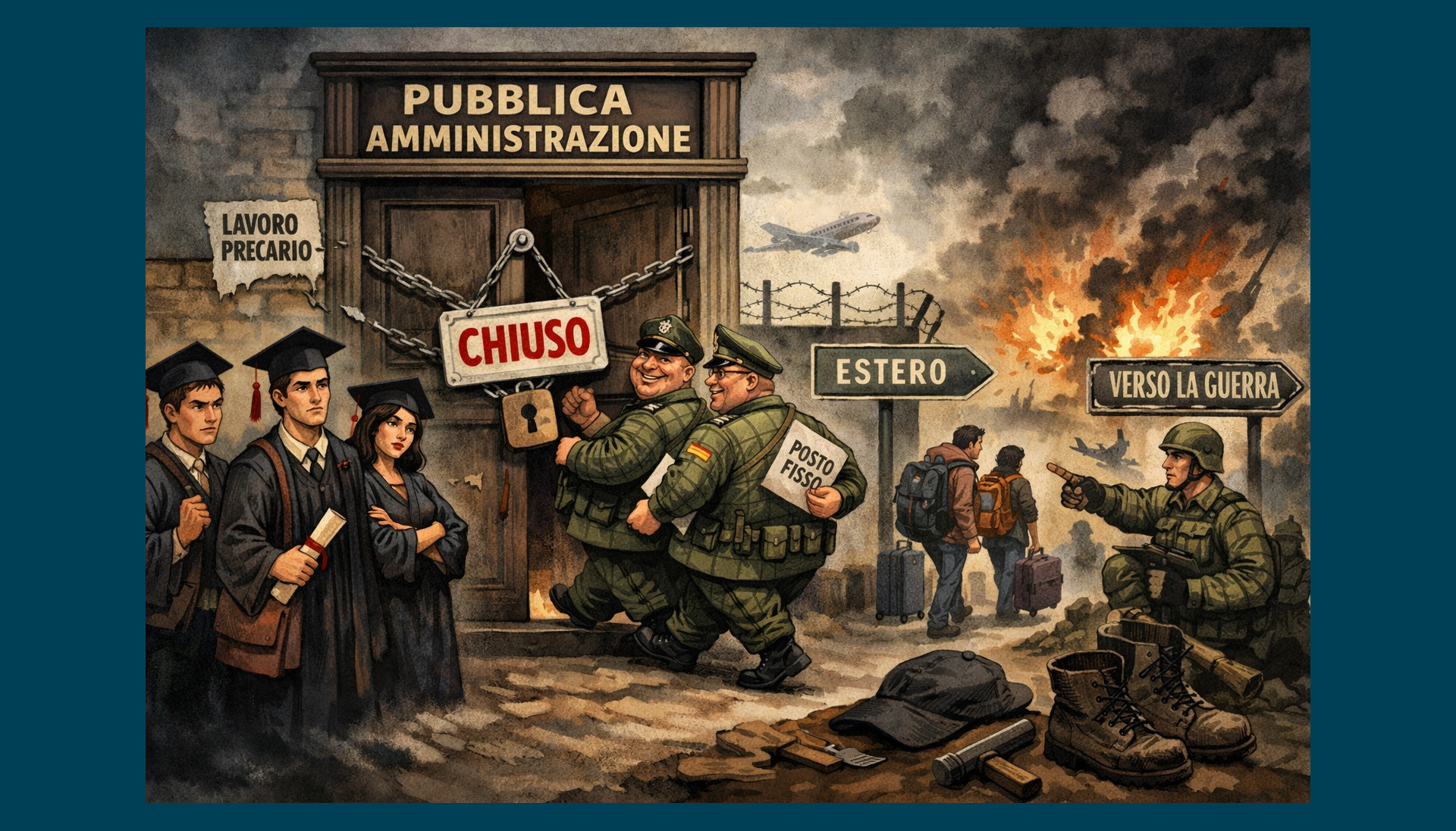 Anche l'operaio vuole il figlio dottore... no, grazie, dottore sar&agrave; lei!